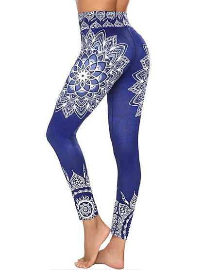 Yoga Leggings for Women with Tummy Control and Butt Lift - High Waist Athletic Cropped Pants