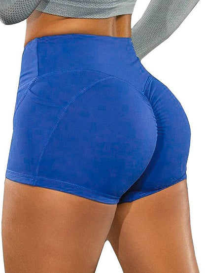 Yoga Fitness Shorts with Waist Control and Butt Lift Technology