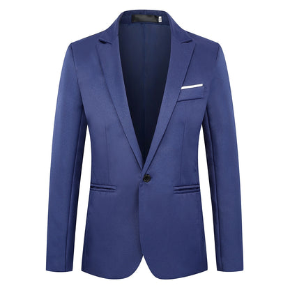 Print-Focused Men's Blazer for Cocktail and Wedding Events