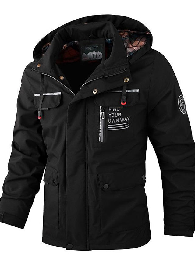 Stylish Men's Waterproof Winter Coat for Outdoor Adventures