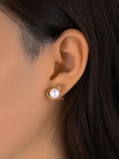 Elegant Stainless Steel Ball Stud Earrings for Women - Fashion Jewelry Gift for Birthday or Prom