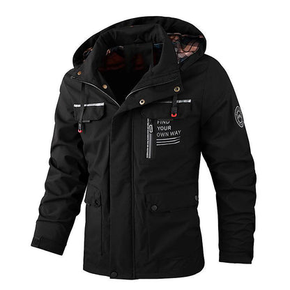 Stylish Men's Waterproof Winter Coat for Outdoor Adventures