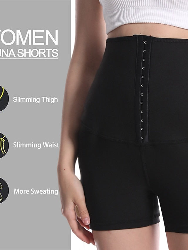 Women's Sauna Sweat Shorts Workout Short Leggings for Gym Fitness Yoga Exercise Fat Burning Pants Hot Thermo Body Shaper - LuckyFash™