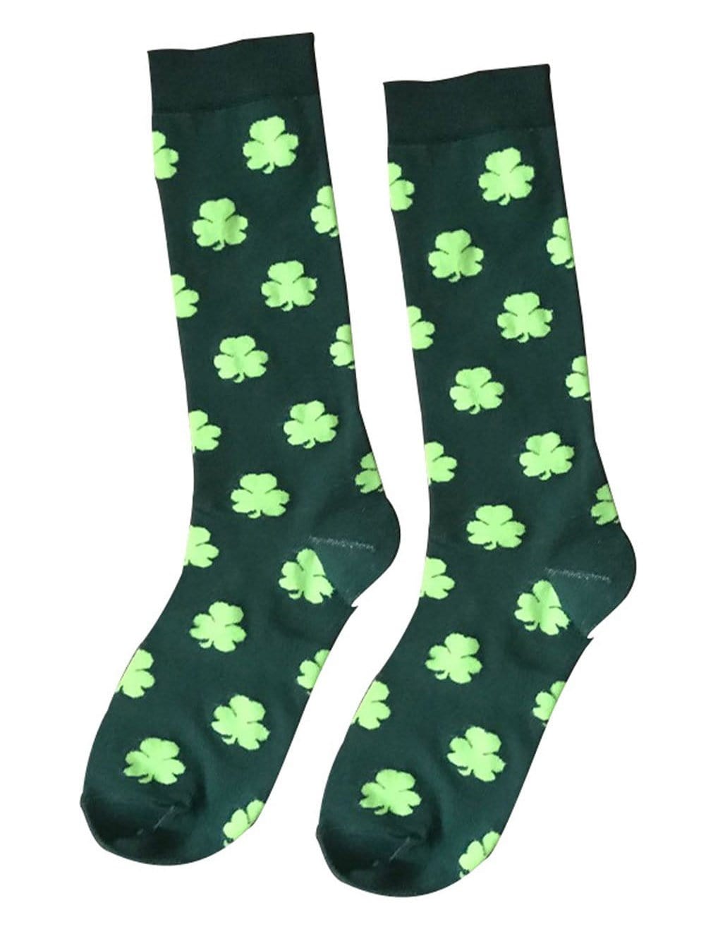 Lucky Clover Festive Tube Socks