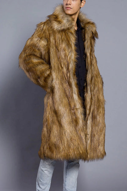 Winter Adventure Men's Fur-Lined Coat