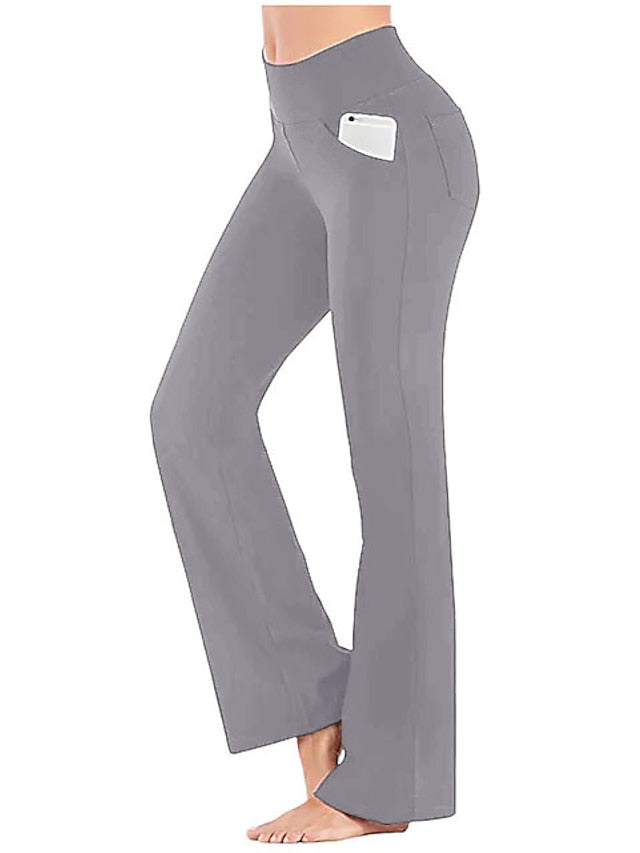 Ultimate Comfort Women's Yoga Pants with Side Pockets and Butt Lifting Technology