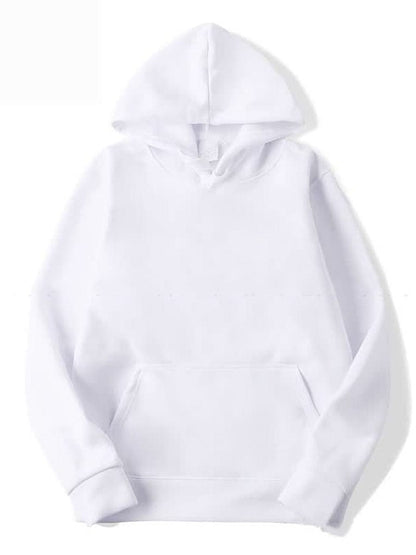 Fleece Oversized Drop Shoulder Workout Pullover Long Sleeve Hoodie HOO2308050032WHIS White / 2(S)