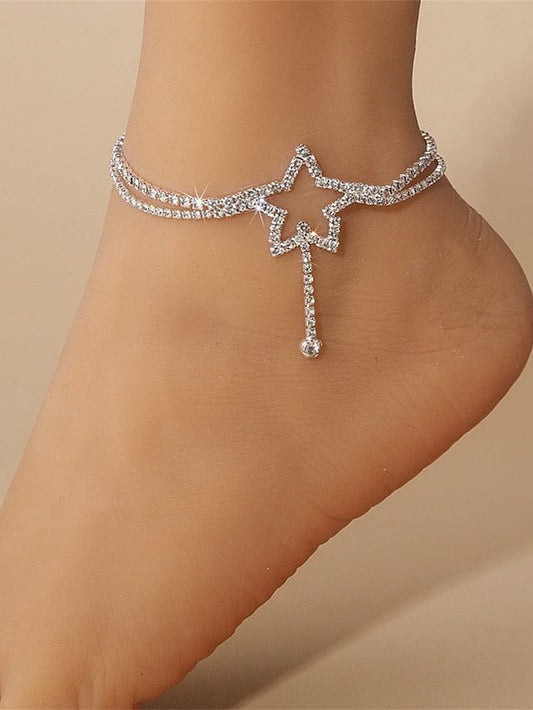 Outdoor Star Anklet for Women's Daily Style