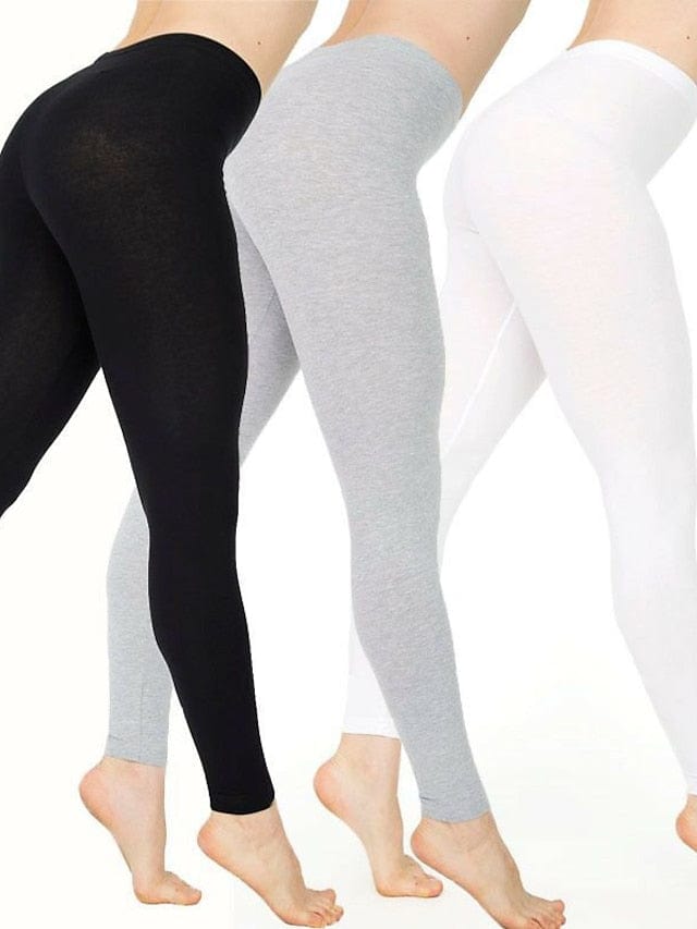 Women's Leggings Yoga Pants Tummy Control Butt Lift High Waist Yoga Fitness Gym Workout Cropped Leggings Bottoms