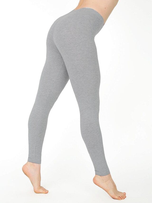 Women's Leggings Yoga Pants Tummy Control Butt Lift High Waist Yoga Fitness Gym Workout Cropped Leggings Bottoms MS2311502819S Light Grey / S