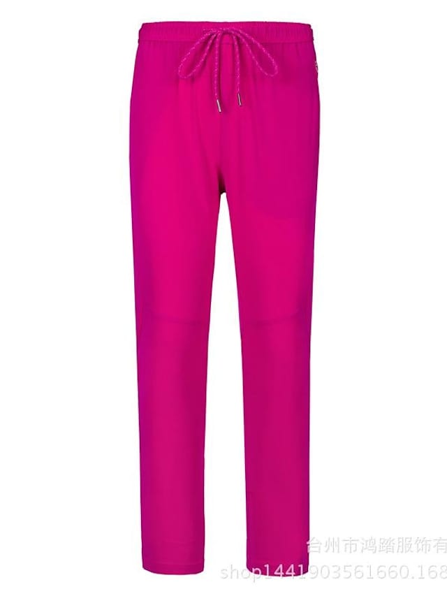 Women's Men's Hiking Pants Trousers Summer Outdoor Anti-slip Portable Ultra Light (ul) Breathable Pants / Trousers MS2311507766S Rose Red / S