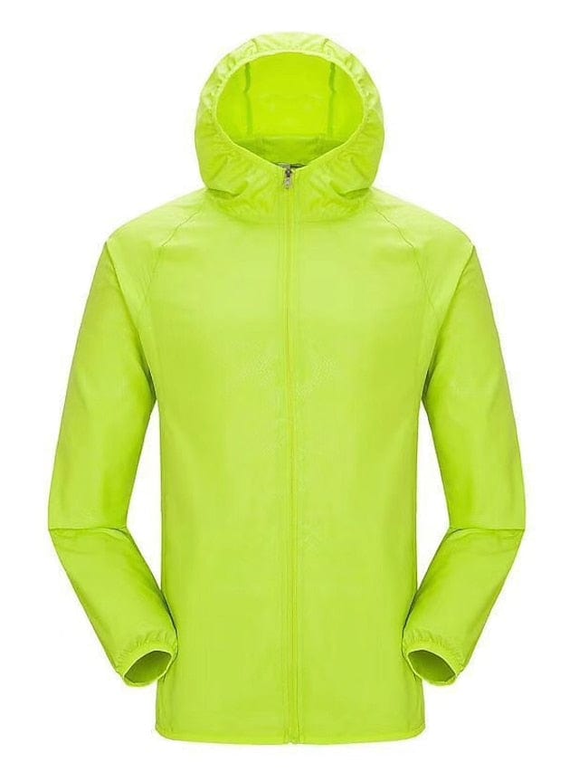 Women's Men's Rain Jacket Windbreaker Upf 50+ Uv Sun Protection Zip Up Hoodie Long Sleeve Fishing Running Hiking Jacket