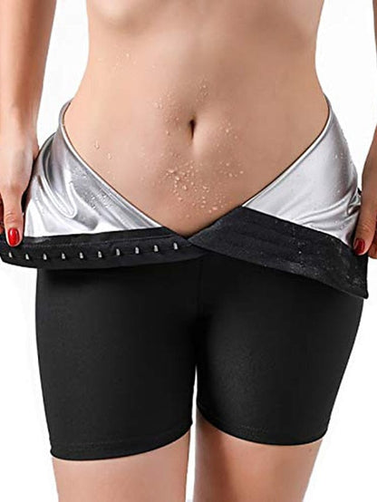 Women's Sauna Sweat Shorts Workout Short Leggings For Gym Fitness Yoga Exercise Fat Burning Pants Hot Thermo Body Shaper