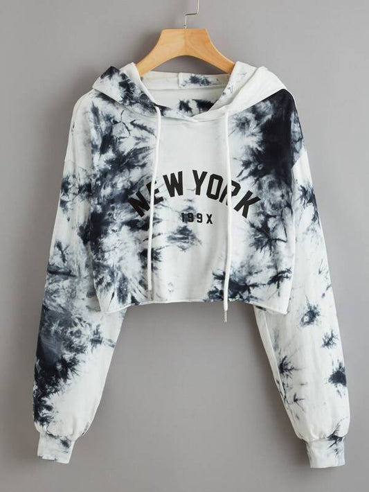 Edgy New York Tie-Dye Hoodie for a Stylish Look