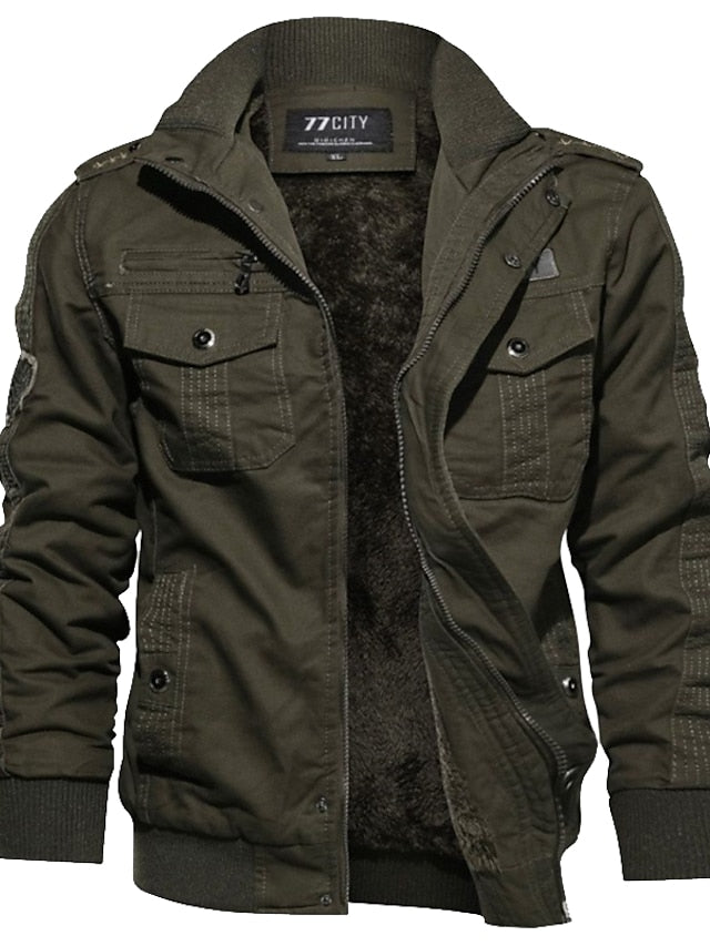 Tactical Hooded Winter Coat for Men - Versatile Daily Wear in Classic Colors