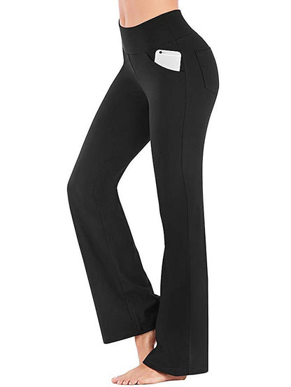 Ultimate Comfort Women's Yoga Pants with Side Pockets and Butt Lifting Technology