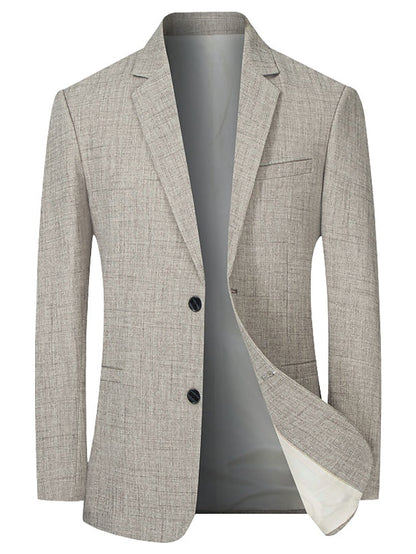 Stylish Men's Sky Blue and Coffee Gray Blazer for Fall and Winter Parties