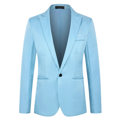 Print-Focused Men's Blazer for Cocktail and Wedding Events