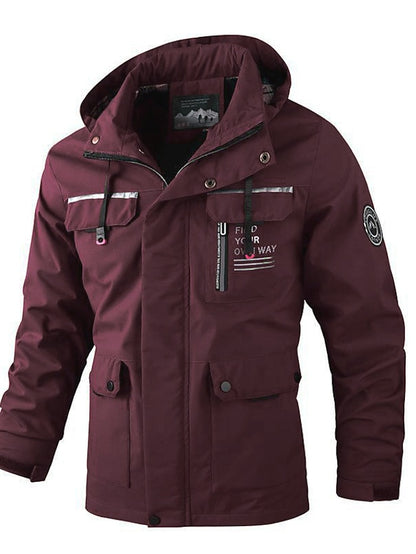 Stylish Men's Waterproof Winter Coat for Outdoor Adventures