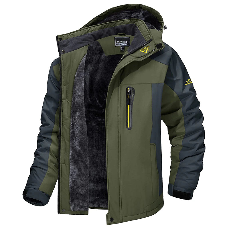 Ultimate Men's Winter Adventure Hoodie Jacket - Stay Cozy & Stylish in Chilly Temperatures