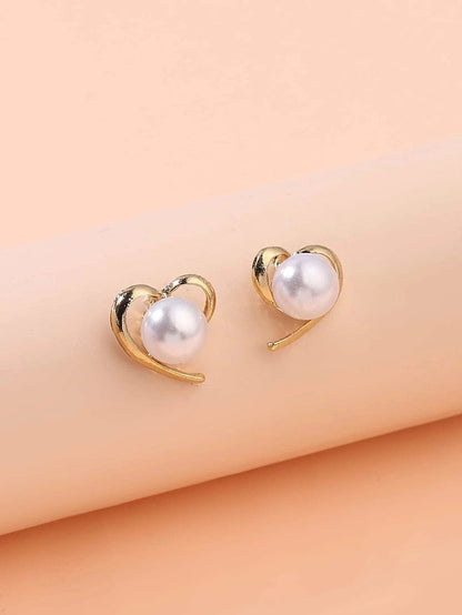 1 Pair Stud Earrings For Women's Birthday Gift Prom Stainless Steel Classic Fashion - LuckyFash™