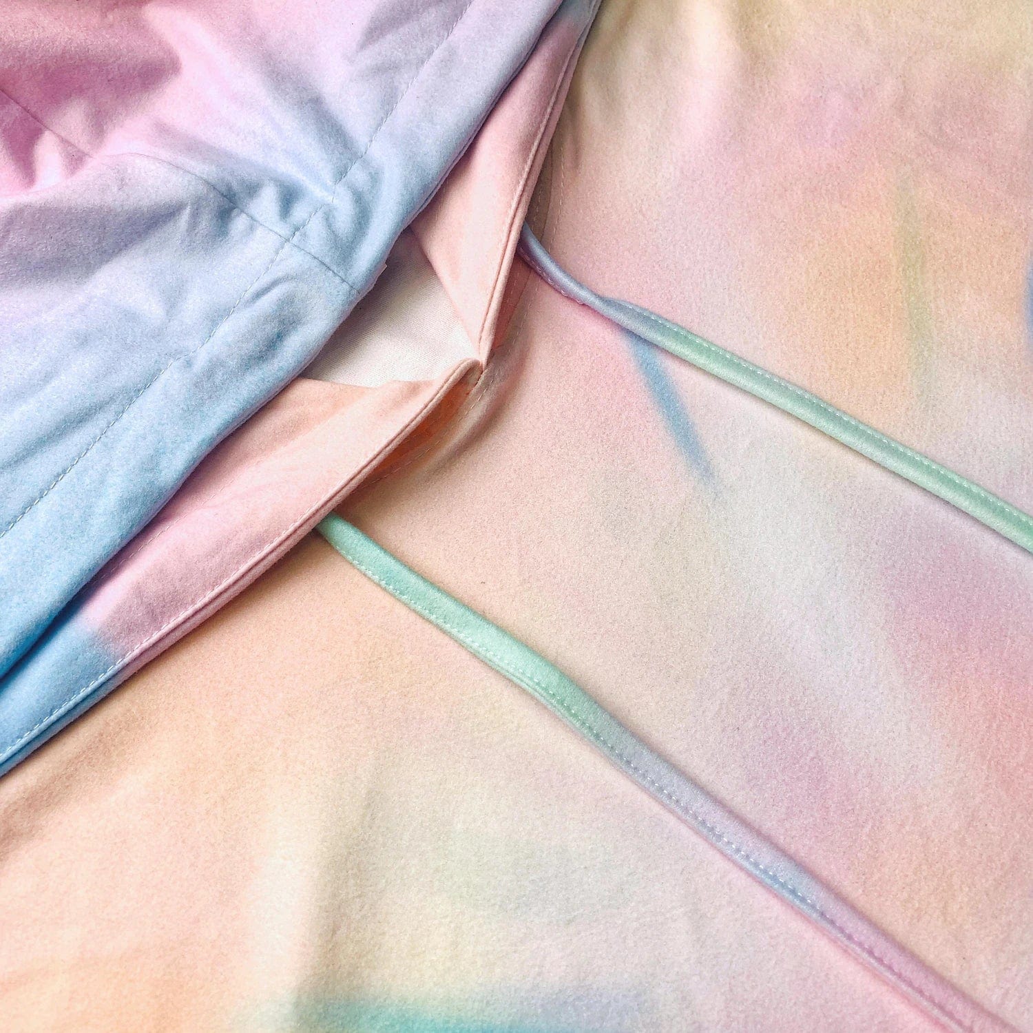 Rainbow Tie-Dye Hoodie Pullover for Women