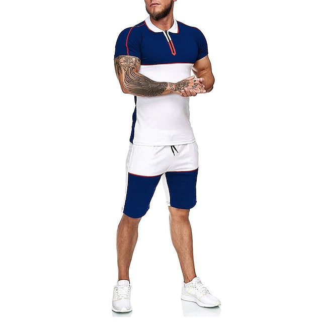 Men's T-shirt Suits Tracksuit Tennis Shirt Shorts and T Shirt Set Set Short Sleeve 2 Piece Clothing Apparel Sports Designer Casual