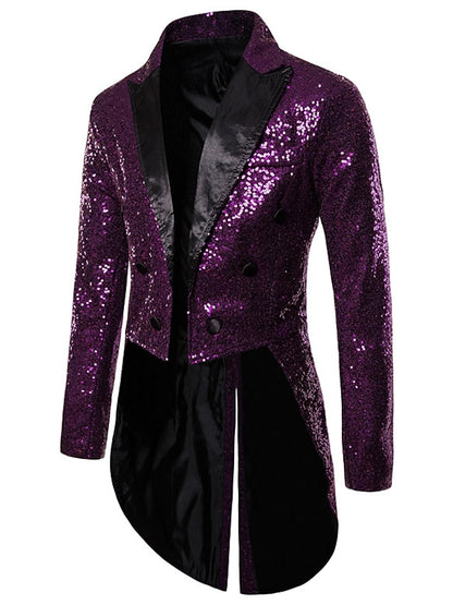 Winter Essential Men's Sequin Blazer: Stylish Warmth for Chilly Days