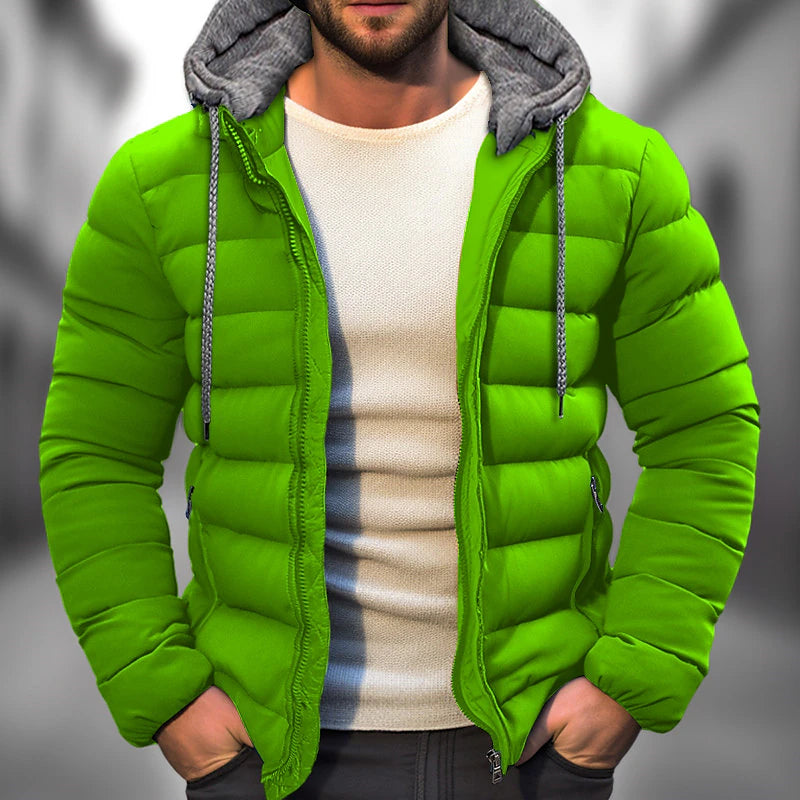 Men's Windproof Winter Vest with Polar Fleece Lining and Quick-Dry Technology