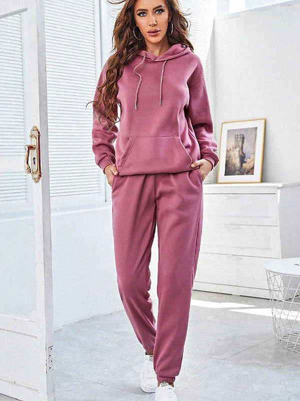Women's 2-Piece Breathable Tracksuit Sweatsuit for Gym and Running