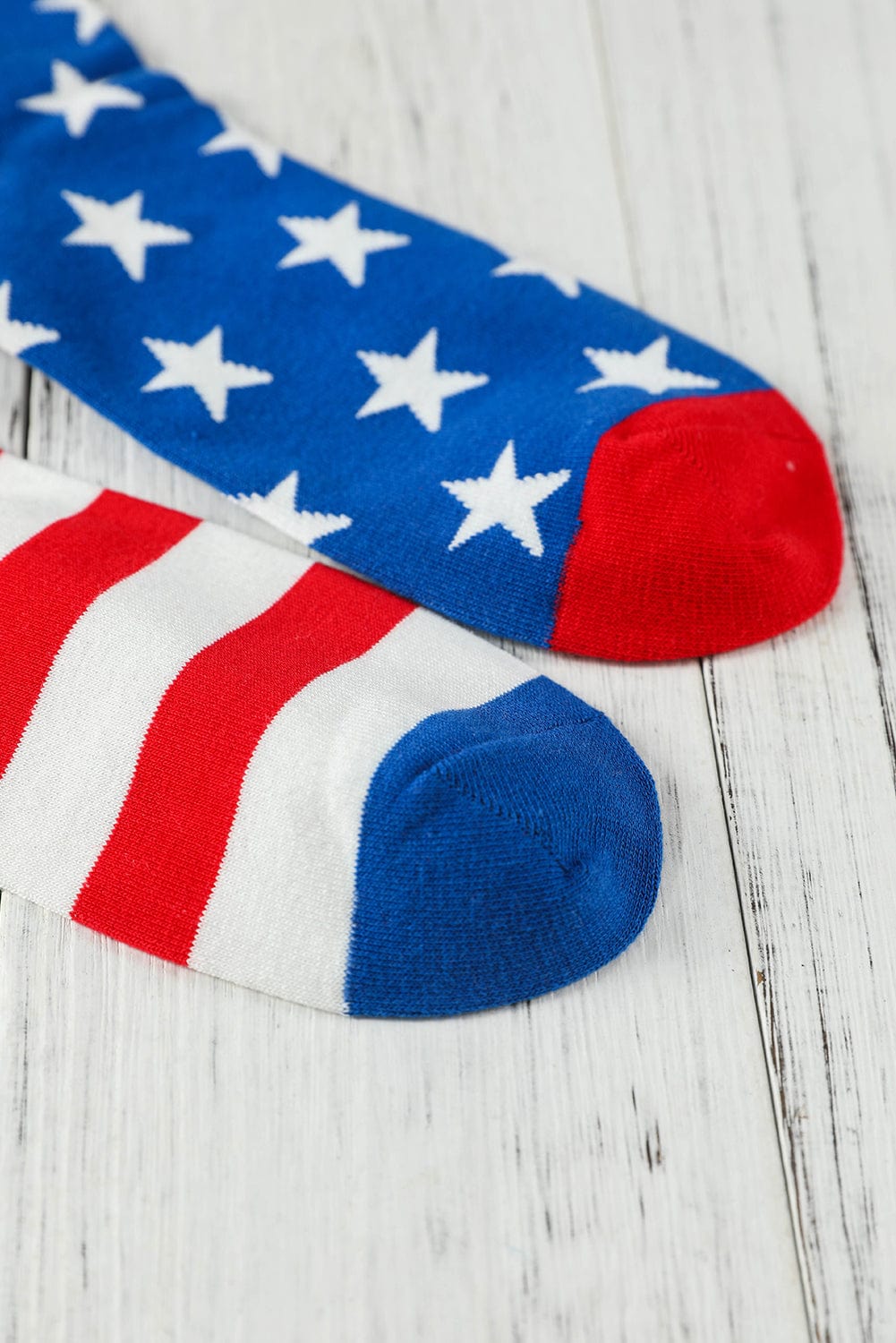 Sail Blue American Flag Pattern Soft Knitted Socks