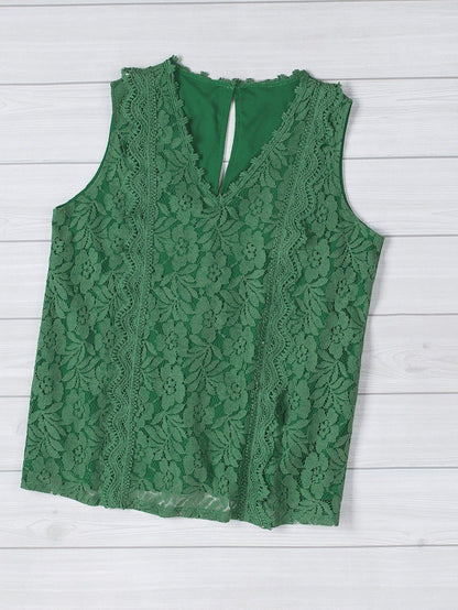 Sexy Hollow Lace Knit Vest for Ladies in Various Colors and Sizes