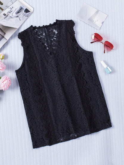 Sexy Hollow Lace Knit Vest for Ladies in Various Colors and Sizes