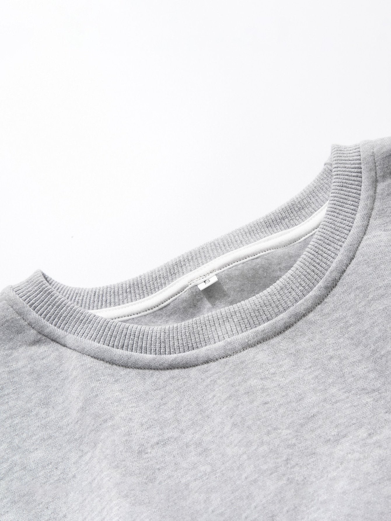 Hoodies - Solid Drop Shoulder Sweatshirt - MsDressly