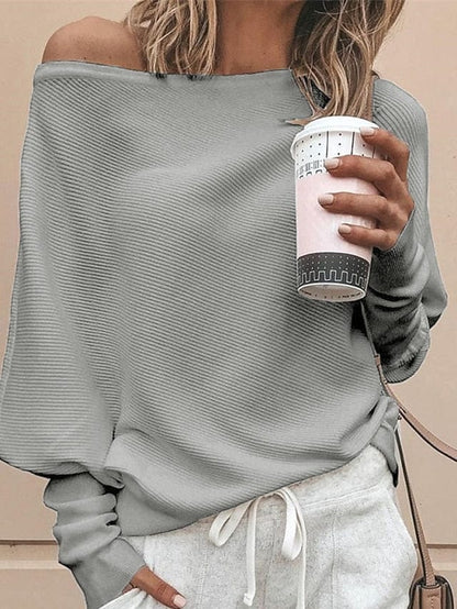 Stay Cozy and Stylish in Women's Boat Neck Sweater
