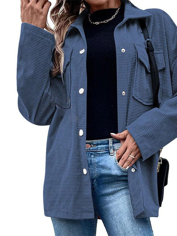 Stylish Women's Long-Sleeved Cardigan in Trendy Hot Girl Tops and Jackets