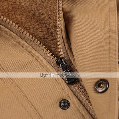 Tactical Hooded Winter Coat for Men - Versatile Daily Wear in Classic Colors