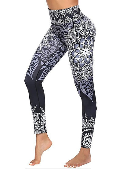 Yoga Leggings for Women with Tummy Control and Butt Lift - High Waist Athletic Cropped Pants