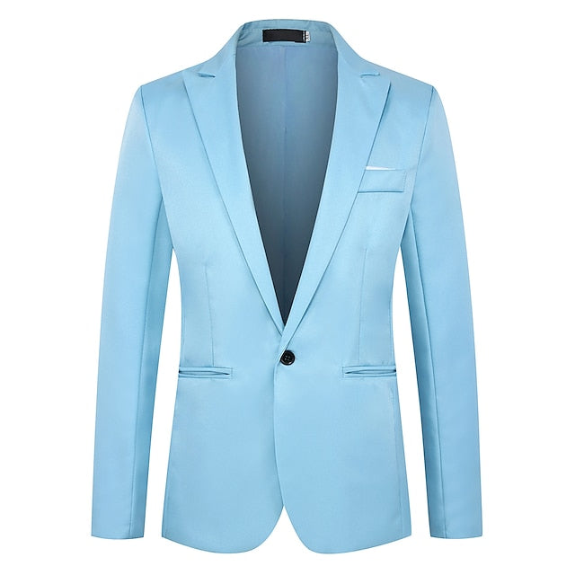 Print-Focused Men's Blazer for Cocktail and Wedding Events