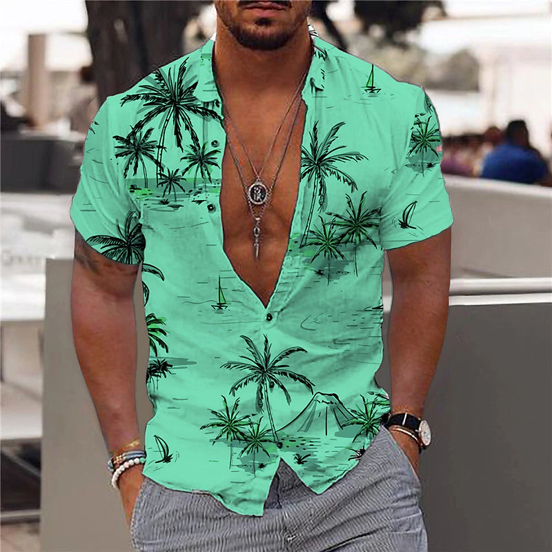 Aloha Vibes Men's Graphic Hawaiian Shirt - Limited Edition Lincoln Shirt