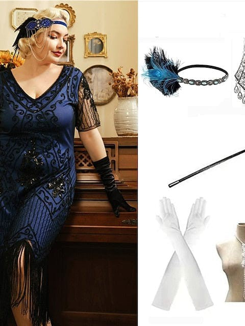 Exquisite Great Gatsby Flapper Dress for Christmas Party and Evening Events