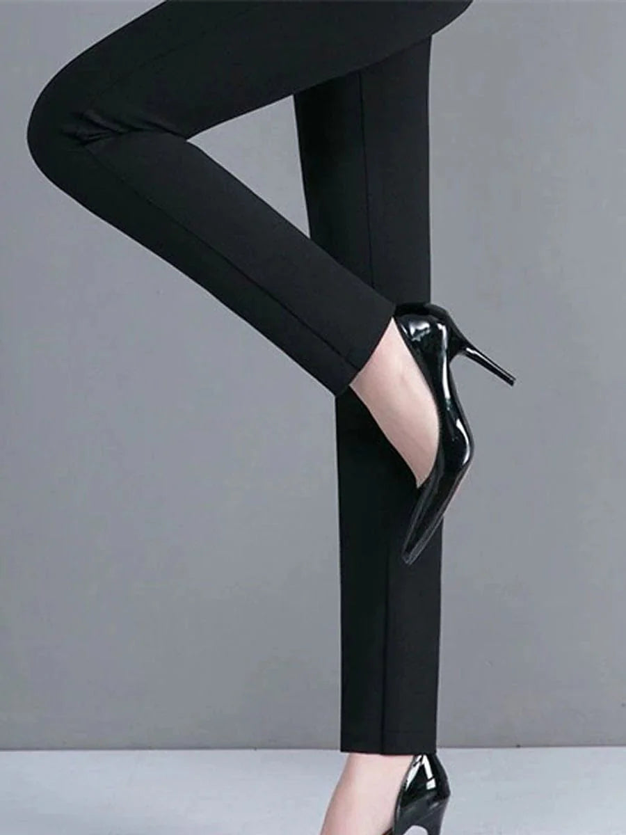Fleece Lined High Waist Leggings with Pocket Detail