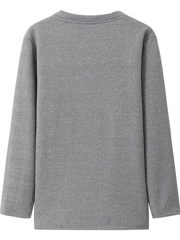 Women's Plus Size Sherpa Fleece Lined Graphic Sweatshirt for Fall & Winter
