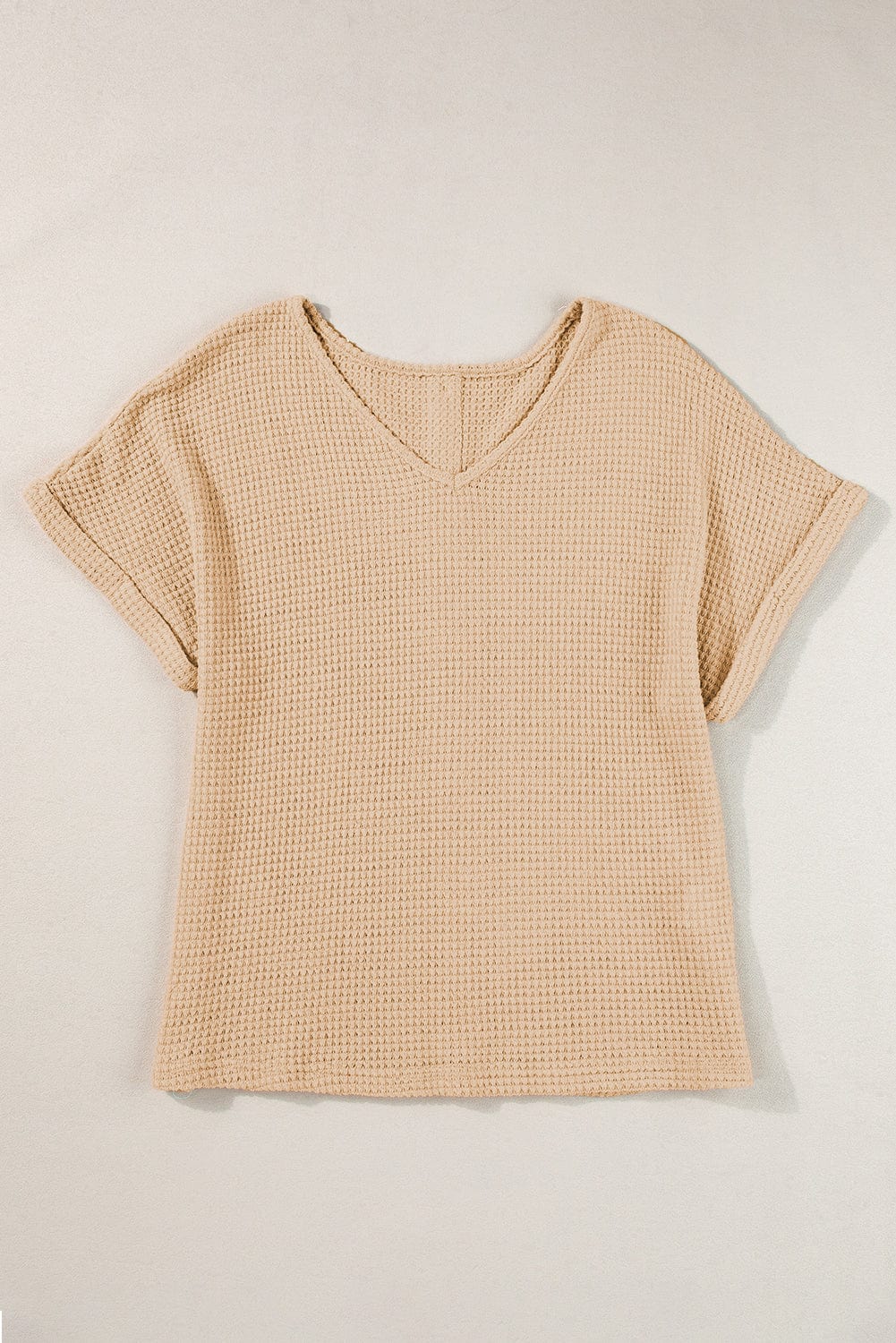 Women's V Neck Dolman Sweater, Short Sleeve Tunic Pullover Top, Lightweight Knit Sweater Blouse