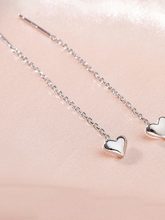 Heart-Shaped Women's Earrings for Casual Dailywear