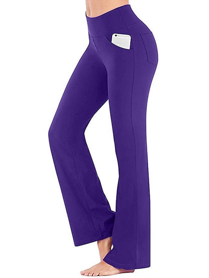 Ultimate Comfort Women's Yoga Pants with Side Pockets and Butt Lifting Technology