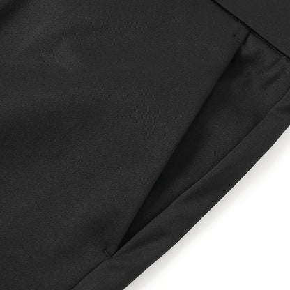 Men's Dress Pants Trousers Flat Front Pants Suit Pants Straight Leg Geometry Stretch No-Iron Formal Business Classic Style Casual Black Royal Blue High Waist Stretchy