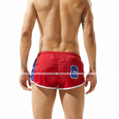 Summer Vibes Men's Quick Dry Swim Trunks with Mesh Lining and Pockets