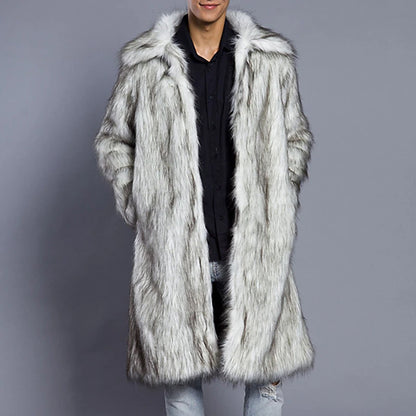 Winter Adventure Men's Fur-Lined Coat