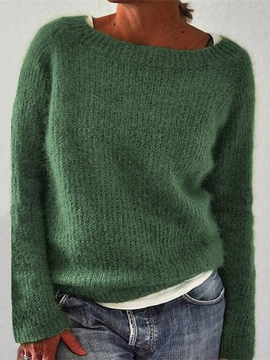 Your New Go-To Color Block Knit Sweater for Women